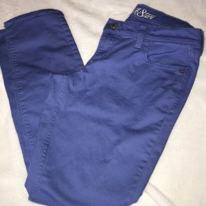 Old Navy skinny Rock Star periwinkle jeans size 10